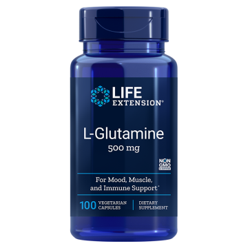 L-Glutamine, 500 mg